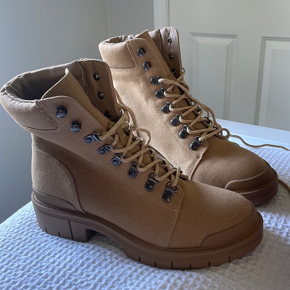 Never been worn combat boots